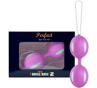Вагинальные шарики со смещенным центром тяжести Sex Fan Toy бело-розовые