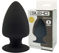 Анальная втулка с эффектом памяти SilexD Premium Silicone Plug S черная