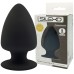 Анальная втулка с эффектом памяти SilexD Premium Silicone Plug S черная - фото