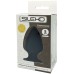 Анальная втулка с эффектом памяти SilexD Premium Silicone Plug S черная - фото 2