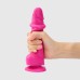 Реалистичный фаллоимитатор на присоске Strap-On-Me с подвижной кожей L розовый 19 см - фото 1