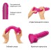 Реалистичный фаллоимитатор на присоске Strap-On-Me с подвижной кожей L розовый 19 см - фото 4