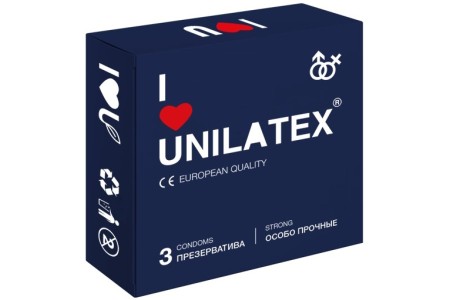 Ультратонкие презервативы Extra Strong 3 шт