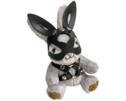 Игрушка брелок БДСМ зайчик в маске 18 см