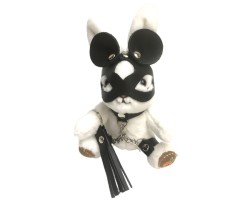 Игрушка брелок БДСМ зайчик-мышка в маске 18 см