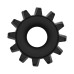 Эрекционное черное кольцо Power Plus Coock Ring - фото 2