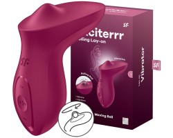 Клиторальный вибростимулятор Satisfyer Exciterrr бордовый