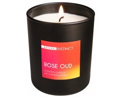 Свеча ароматическая низкотемпературная Natural Instinct Роза и Уд 180 гр