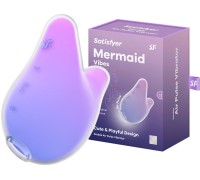 Вакуумно-волновой стимулятор с вибрацией Satisfyer Mermaid Vibes лилово-розовый