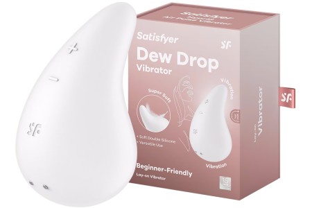 Клиторальный вибростимулятор Satisfyer Dew Drop белый