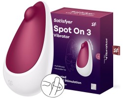 Клиторальный вибростимулятор Satisfyer Spot On 3 красный