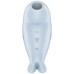 Вакуумно-волновой стимулятор клитора с вибрацией Satisfyer Seal You Soon голубой - фото 1