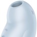 Вакуумно-волновой стимулятор клитора с вибрацией Satisfyer Seal You Soon голубой - фото 4