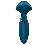 Перезаряжаемый мини-массажер с вибрацией Satisfyer Mini Wand-er Blue