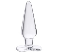 Анальный втулка из стекла Sexus Glass 11,5 см