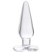 Анальный втулка из стекла Sexus Glass 11,5 см - фото