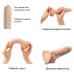 Реалистичный фаллоимитатор на присоске Strap-On-Me с подвижной кожей XXL телесный 20 см - фото 4