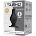 Анальная втулка на присоске с эффектом памяти SilexD Premium Silicone Plug S черная - фото 2