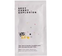 Съедобная взрывающаяся карамель для оральных ласк и массажа YESforLOV Sexy Candy Explosion 7 гр