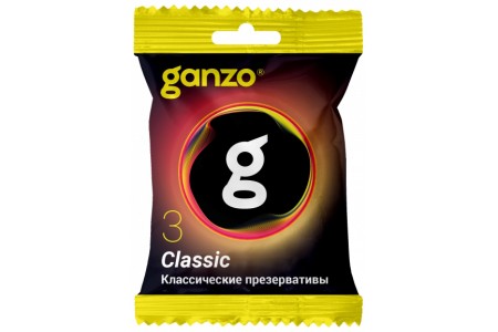 Презервативы Классические Ganzo Classic 3 шт