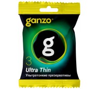 Презервативы Ультратонкие Ganzo Ultra Thin 3 шт