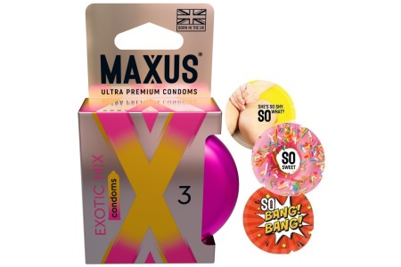 Презервативы ароматизированные Maxus Exotic Mix X-Edition №3