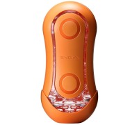 Футуристичный мастурбатор Tenga Flip ORB Sunset оранжевый
