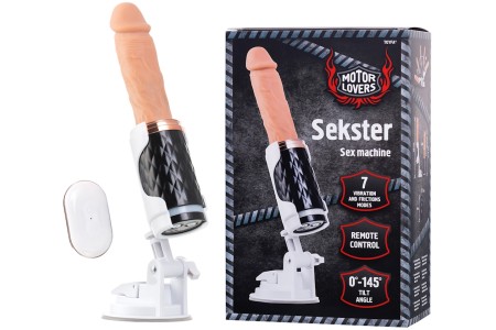 Компактная секс-машина на присоске Sekster Motorlovers 29 см