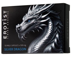 Мужские капсулы для усиления эрекции Erotist Silver Dragon 10 капсул