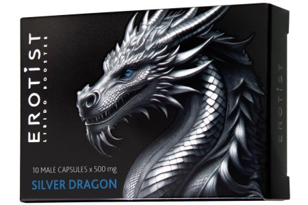 Мужские капсулы для усиления эрекции Erotist Silver Dragon 10 капсул