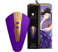 Роскошный фиолетовый клиторальный вибростимулятор Shunga Obi