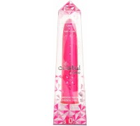 Вибратор лиловый со стразами Cristal 6x Vibe Rose 18 см