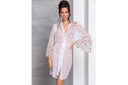 Пикантный белый пеньюар Lovelia L/XL