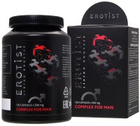 Мужские капсулы для улучшения эректильной функции Erotist Complex For Man 120 шт