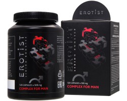 Мужские капсулы для улучшения эректильной функции Erotist Complex For Man 120 шт