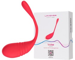 Рельефное виброяйцо с фрикционными движениями и смарт управлением Lovense Vulse