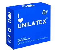 Классические презервативы Unilatex Natural Plain 3 шт