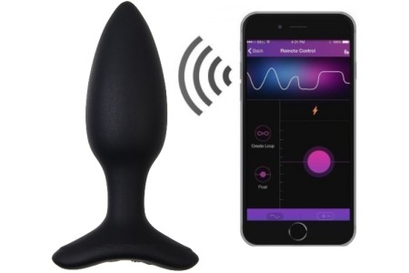 Анальная смарт-пробка Lovense Hush 2 S диаметр 3,8 см