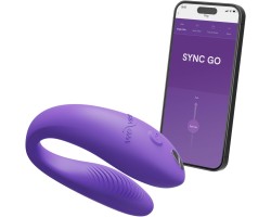 DEMO Смарт-вибратор для пар We-Vibe Sync Go фиолетовый