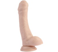 Реалистичный фаллоимитатор с закрытой головкой Super Sex Cock 21 см