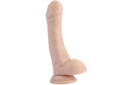 Реалистичный фаллоимитатор с закрытой головкой Super Sex Cock 21 см