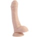 Реалистичный фаллоимитатор с закрытой головкой Super Sex Cock 21 см - фото