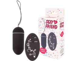 Виброяйцо с беспроводным управлением Sexy Friend черное