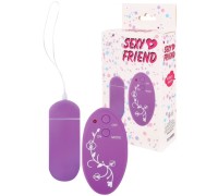 Виброяйцо с беспроводным управлением Sexy Friend фиолетовое