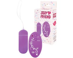 Виброяйцо с беспроводным управлением Sexy Friend фиолетовое