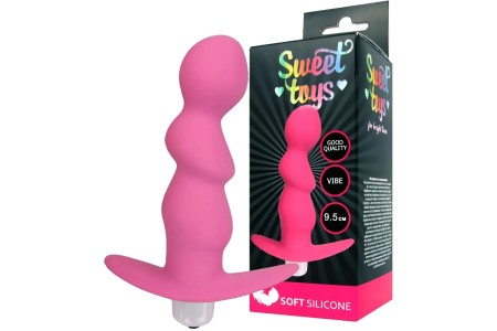 Анальная втулка вибрацией Sweet Toys