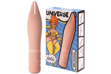 Перезаряжаемый вибростимулятор Universe Bobon’s Powerful Spear Beige