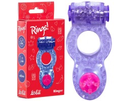 Тянущееся виброкольцо для эрекции Rings Ringer Purple