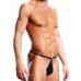 Мужские V-стринги Pouch черного цвета S/M - фото 1