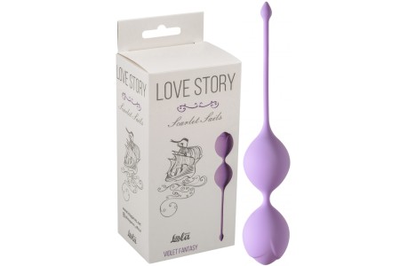 Вагинальные шарики Love Story Scarlet Sails Violet Fantasy